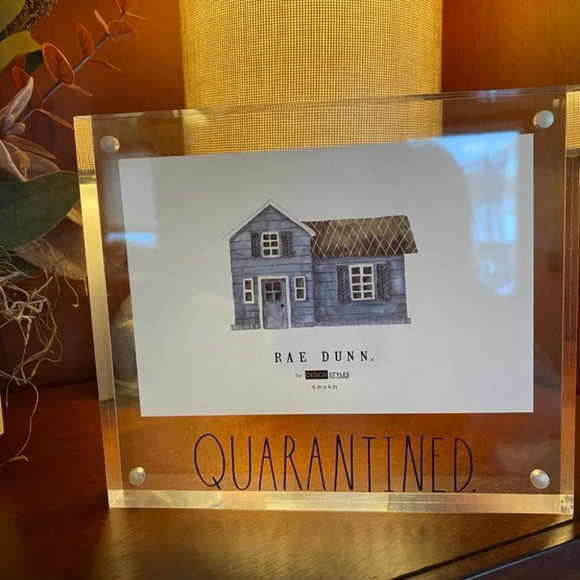 NEW - Rae Dunn - QUARANTINED - Acrylic Photo Frame - Picture 4 of 5